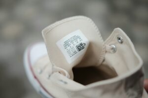 shoe label qr code